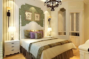 【美式風格卧室】美式風格卧室特點,美式風格卧室背景牆,效果圖