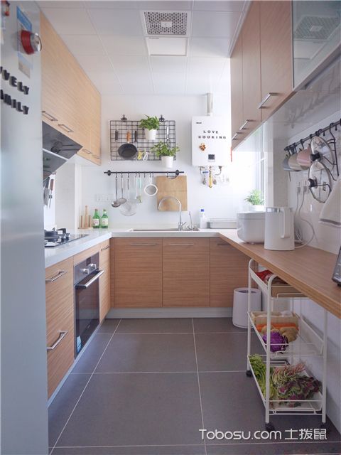 70平米小(xiǎo)戶型裝修案例-廚房圖片