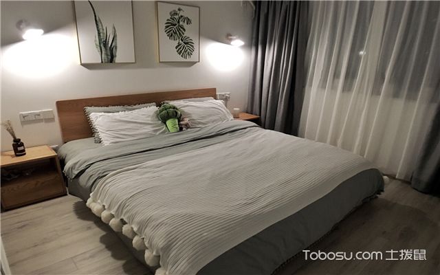 70平米小(xiǎo)戶型裝修案例-卧室圖片